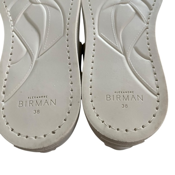 Alexandre Birman White and Gold Women's Shoes Size US8 EU 38 - Picture 10 of 10